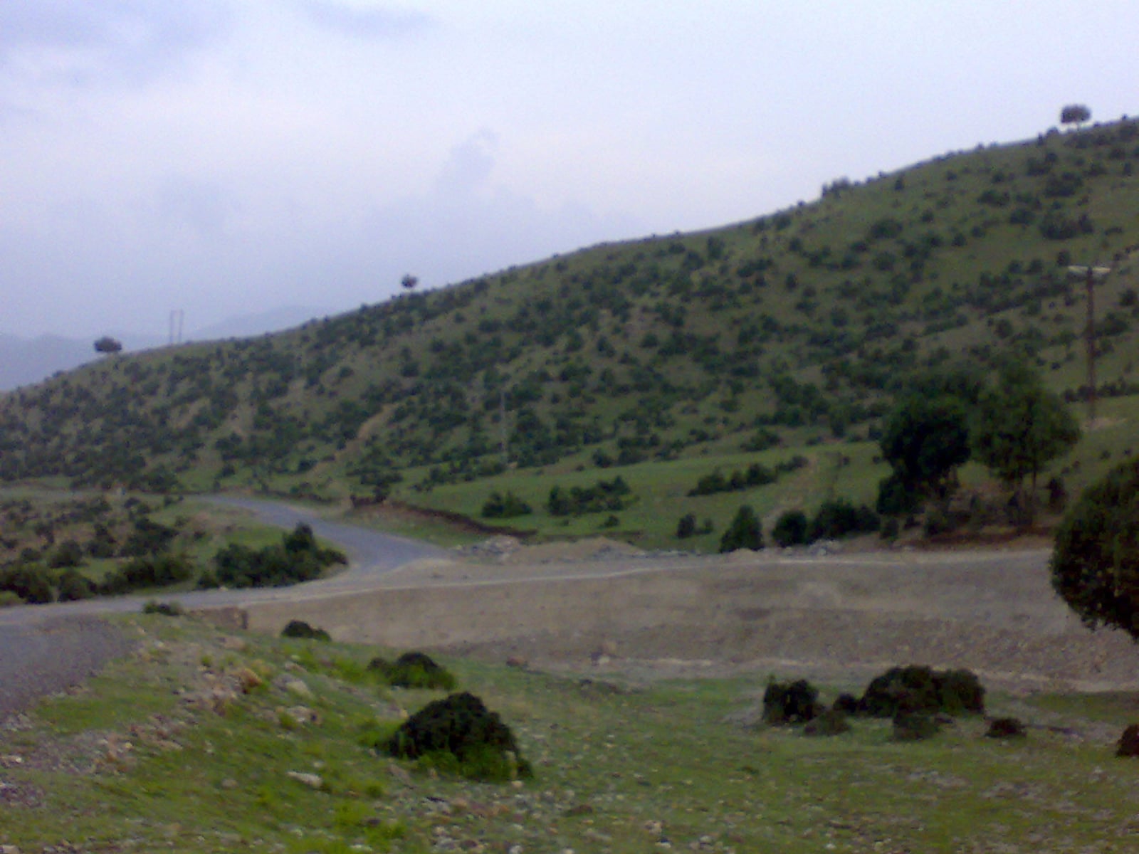 A mountain landscape in the former South Waziristan Agency in Pakistan's tribal areas.