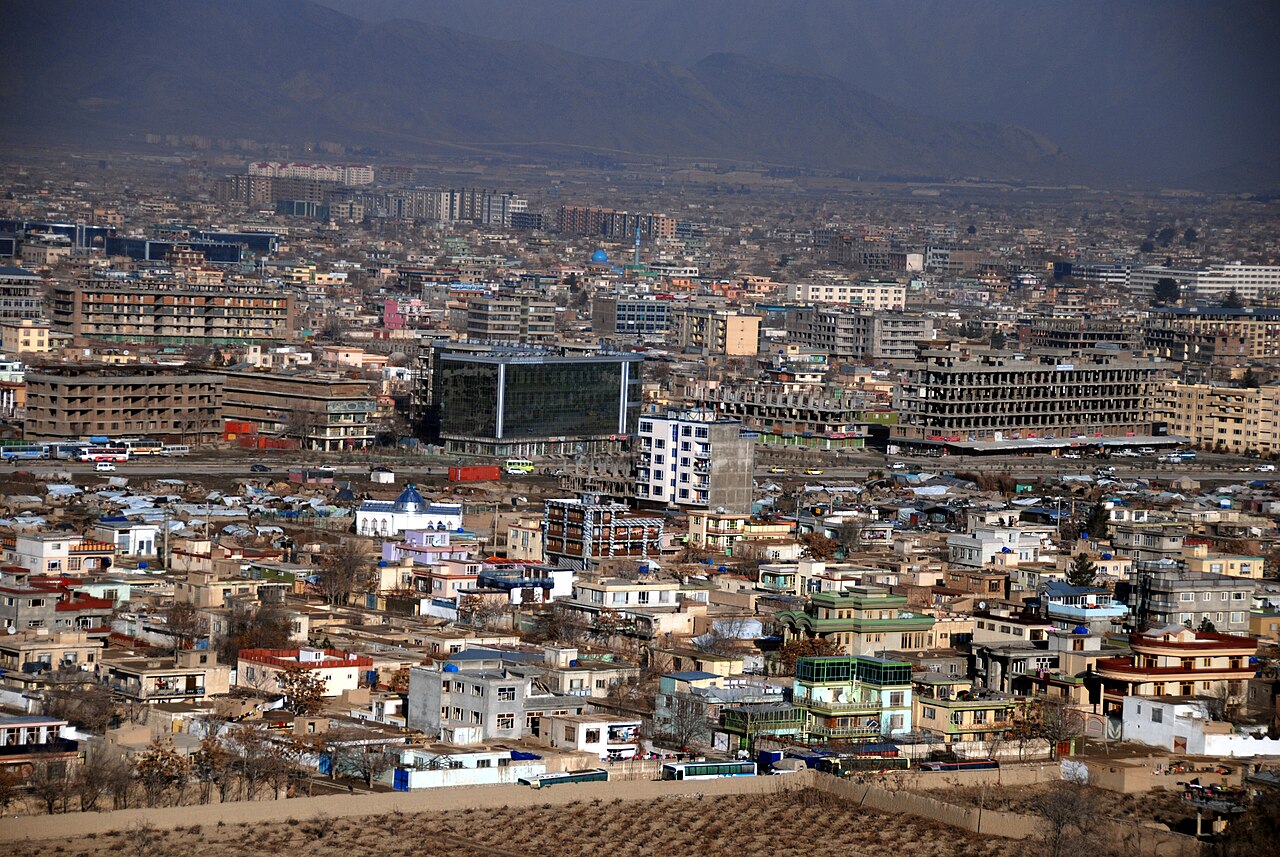 A view over the centre of Kabul, Afghanistan, photographed in 2009.