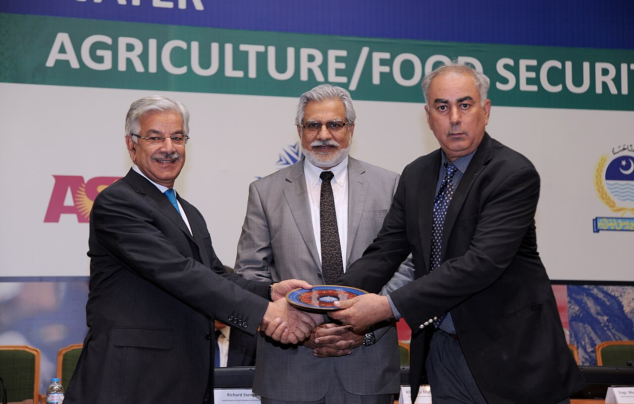 Defence Minister Khawaja Muhammad Asif photographed in 2015.