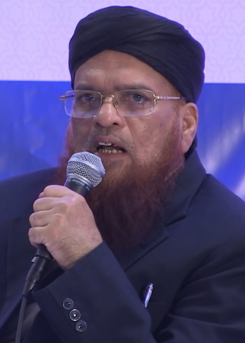 Islamic scholar Mufti Muhammad Taqi Usmani at a conference in London in 2016.