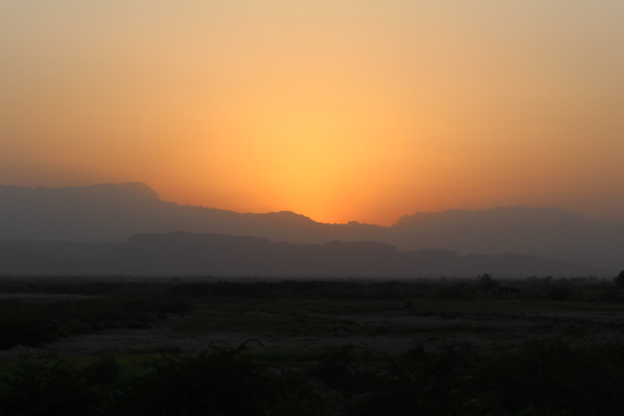A view of the Sulaiman mountain range in Balochistan.