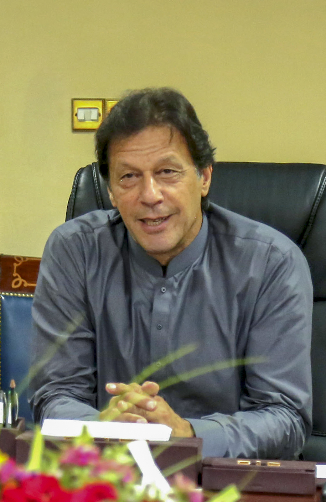 Former prime minister Imran Khan photographed in Islamabad in 2018.