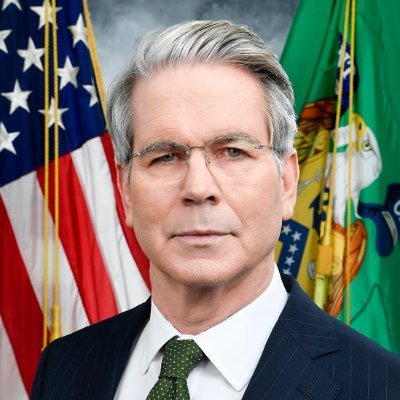 Official portrait of United States Treasury Secretary Scott Bessent in a dark suit.