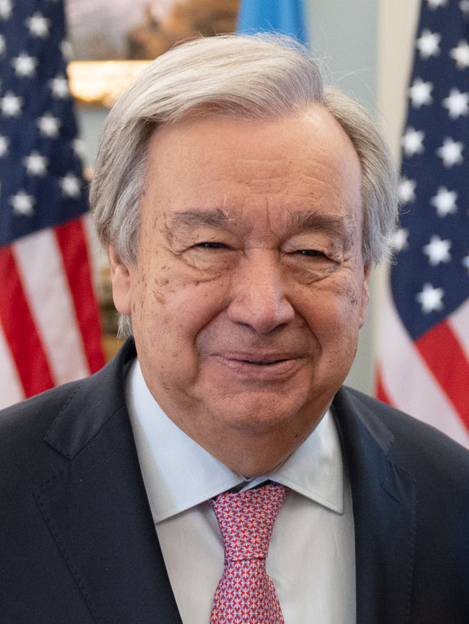 United Nations Secretary-General António Guterres.