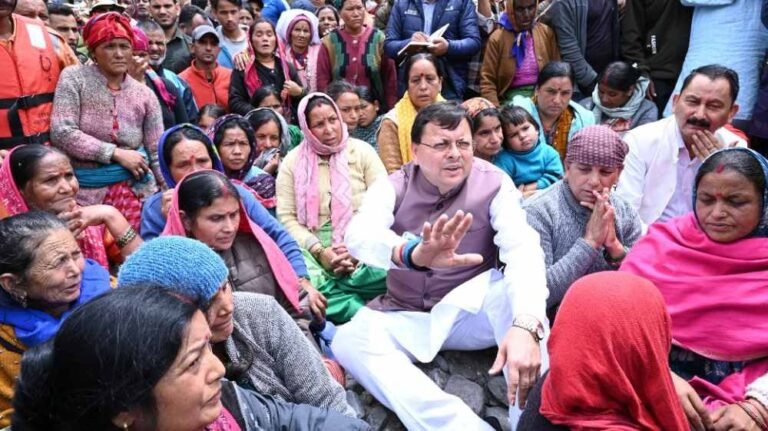 उत्तरकाशी के धराली आपदा प्रभावितों को सरकार की त्वरित राहत, मुख्यमंत्री पुष्कर सिंह धामी की दो महत्वपूर्ण घोषणाएँ